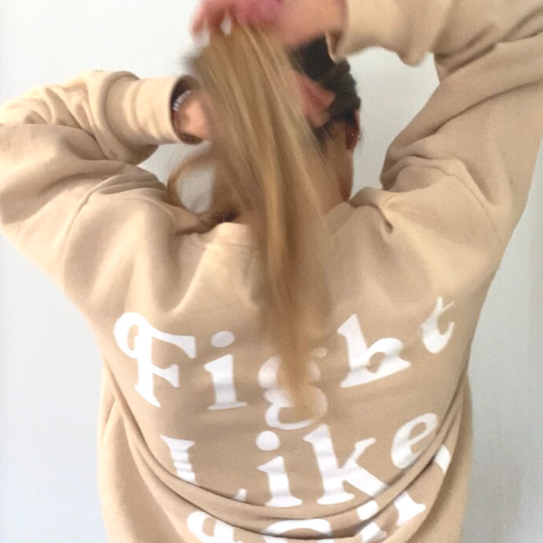 Tan Crewneck Top